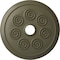 Ekena Millwork Spiral Ceiling Medallion (Fits Canopies up to 4"), Hnd-Painted Spartan Stone, 25 1/4"OD x 4"ID x 2"P CM25SPSSF - alternate 1